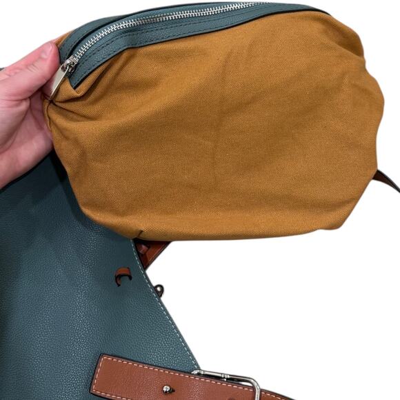 MDBM Maison de Beaute Marseilles Cholet Structured Napa Leather Tote - Picture 6 of 12